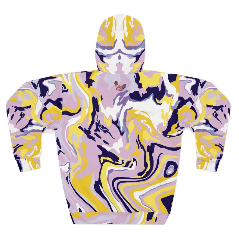 Marbled Pank Pullover Hoodie image 3