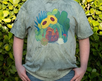 T-shirt plantes succulentes et cactus