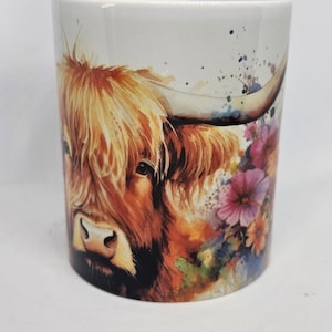 Highland Cow Mug:  Scottish Gift Mug