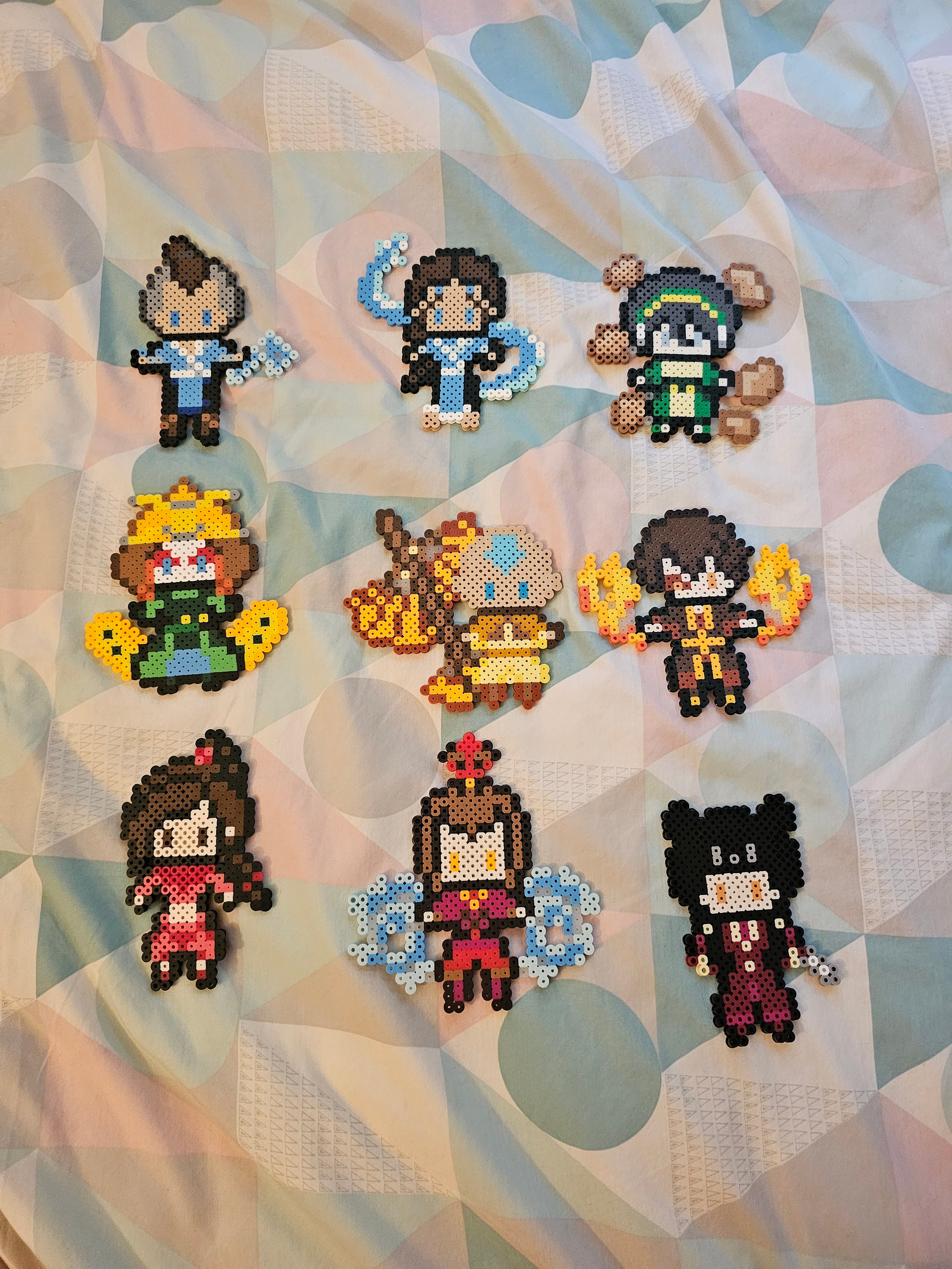 その他 beads art Avatar the Last Airbender Perler Bead Art - Etsy