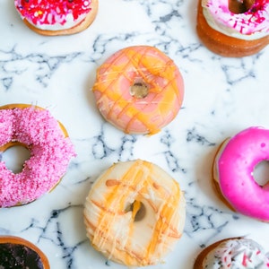 Marbon Magic donut soaps
