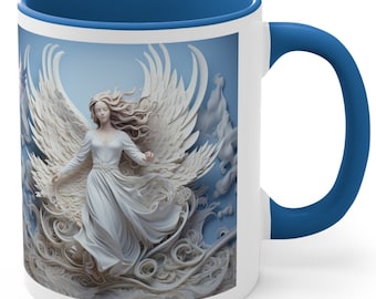 BEAUTIFUL ANGEL MUG | Angelical Angels Coffee Mugs | Spiritual Gifts | Microwave and Dishwasher Safe