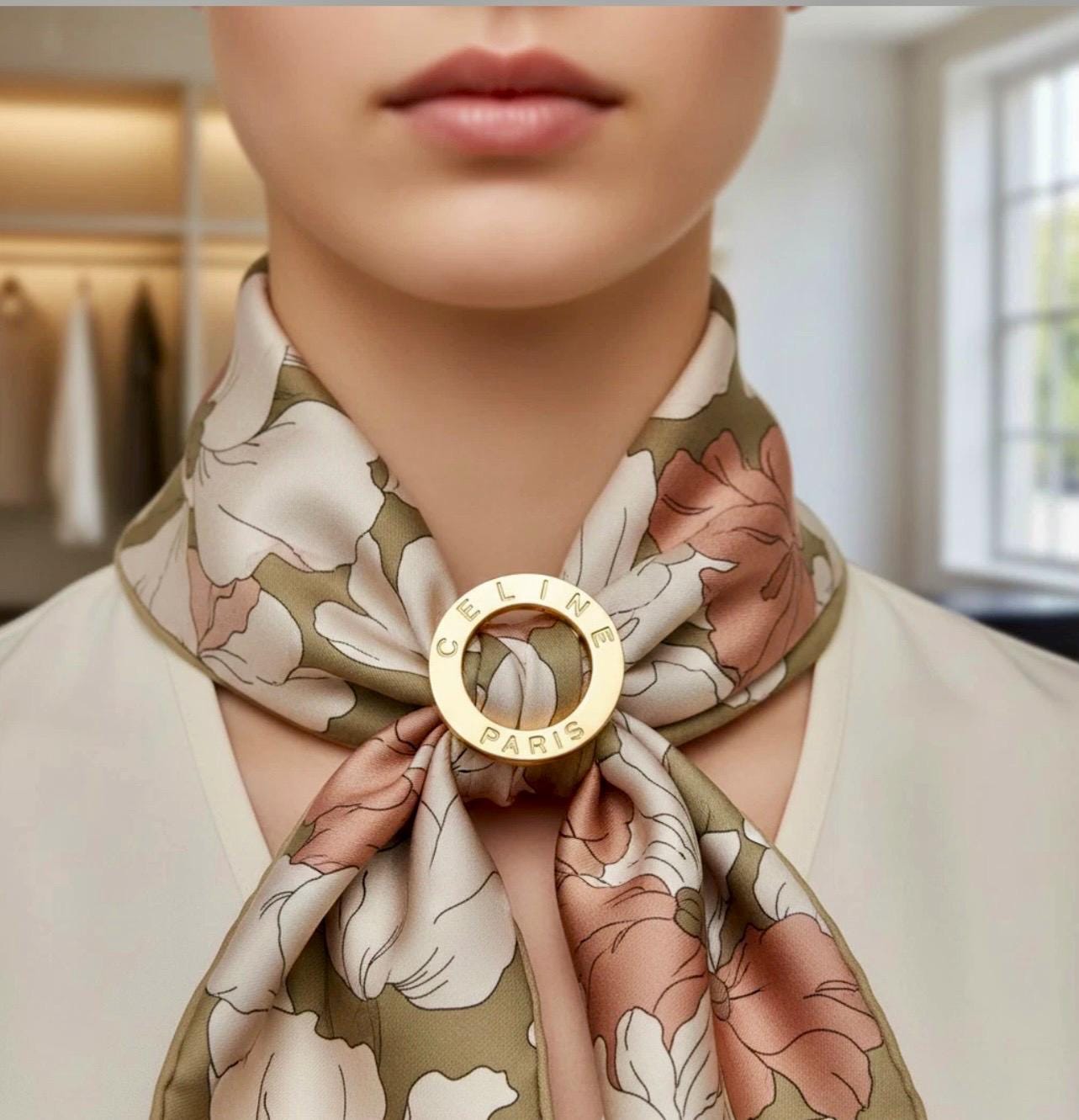 セリーヌ　CELINE リーフ　ブローチ Celine Brooch - Etsy