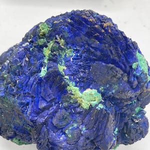 Vintage Azurite Malachite Crystal Rosette – Natural Gemstone Specimen image 10