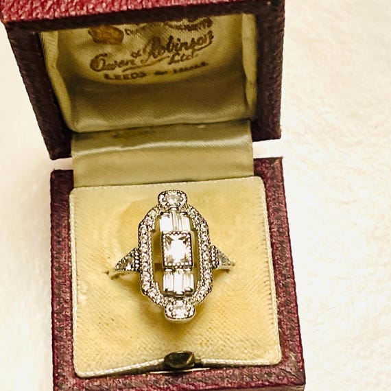 Vintage Sterling Silver Statement Ring: Gothic Pr… - image 6