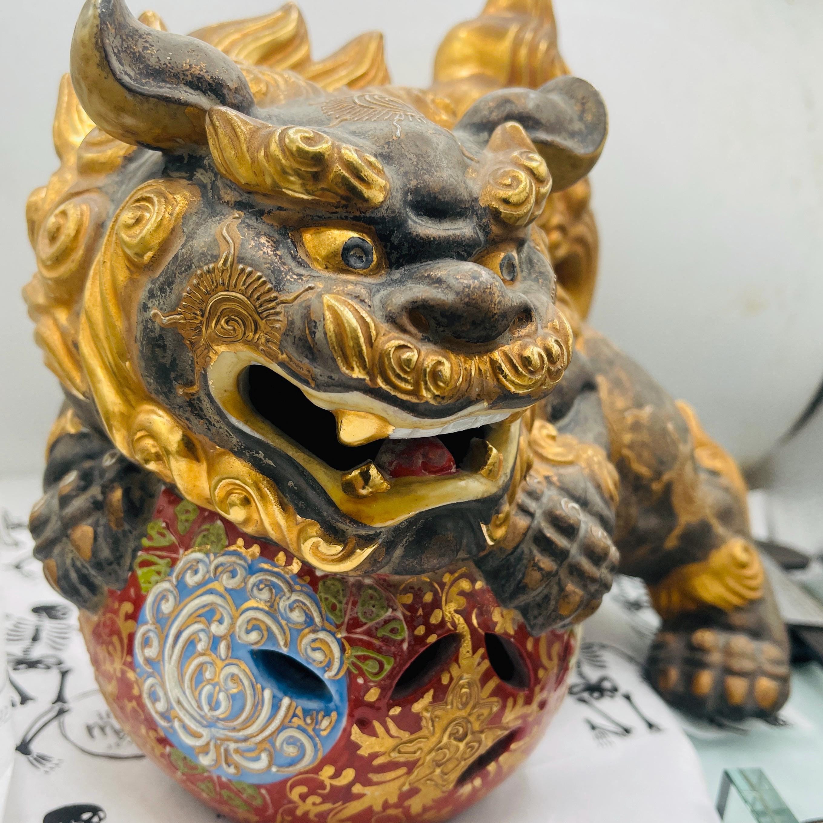 Kutani Foo Dogs Porcelain - Etsy