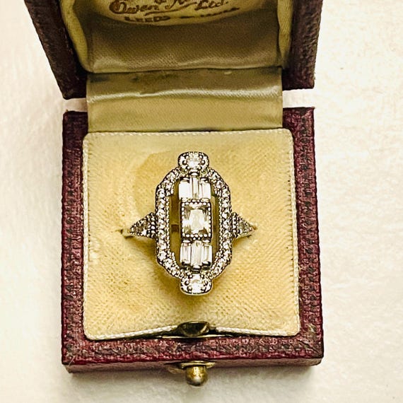 Vintage Sterling Silver Statement Ring: Gothic Pr… - image 7