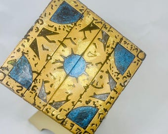 Hellraiser Puzzle Box: Handmade Movie Prop Replica with Gift