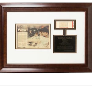 Matt Sanchez No-Hitter Framed Commemorative: 2009 SF Giants Collectible