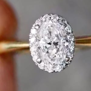 Engagement Diamond Ring, diamond yellow gold ring, unique 18k yellow gold finish Diamond ring for Her