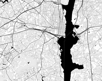 Carte personnalisée Alexandria Virginia, Carte d'Alexandria, Carte numérique d'Alexandria, Alexandria VA Poster Map, Nous nous sommes rencontrés ici carte personnalisée, nous vivons ici