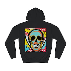 Unisex Skull Motorists Hoodie