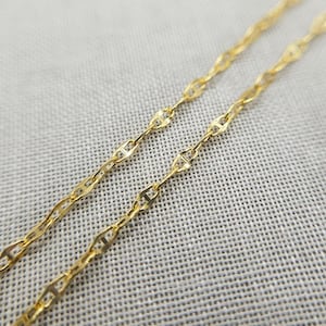Collier chaîne ancre jaune 9 carats 1,7 mm Dainty & Delicate | 16 18 20 22 24 pouces