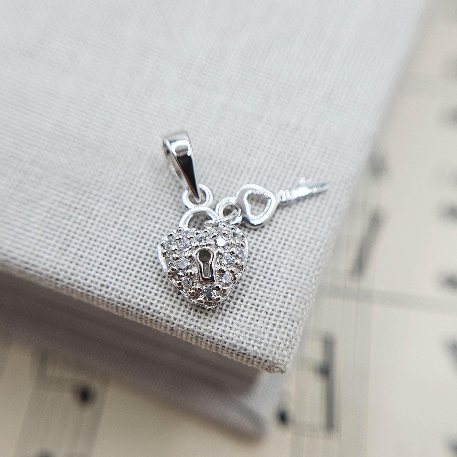 Pendentif Femme Plaqué Rhodium Argent 925 - 16mm X 10mm | Bijou Argent Fin