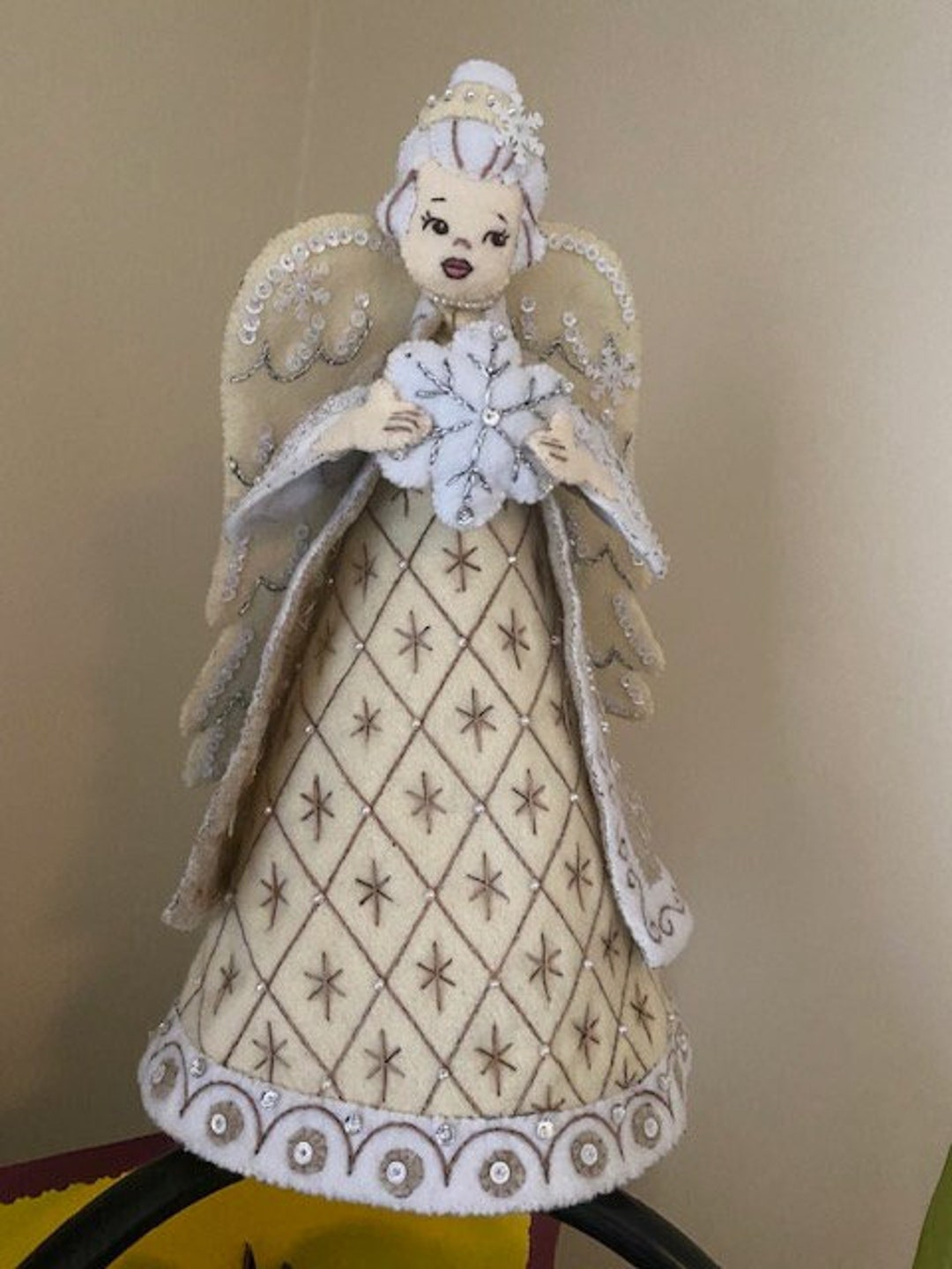 DIY angel tree topper