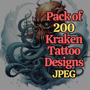 Kraken Tattoo-ideeën Eenvoudig Kraken Tattoo-ontwerp De Kraken Tattoo Kraken Tattoo Traditionele Amerikaanse Traditionele Kraken Tattoo