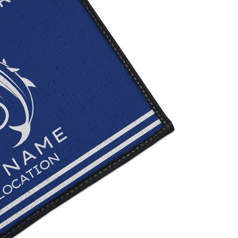 Boat Mat Personalized Boat Gift Idea Nautical Mat Fishing Decor Sailboat Gift New Boat Owner