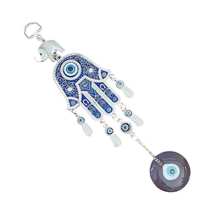 Lucky Hamza hand wall hanging evil eye