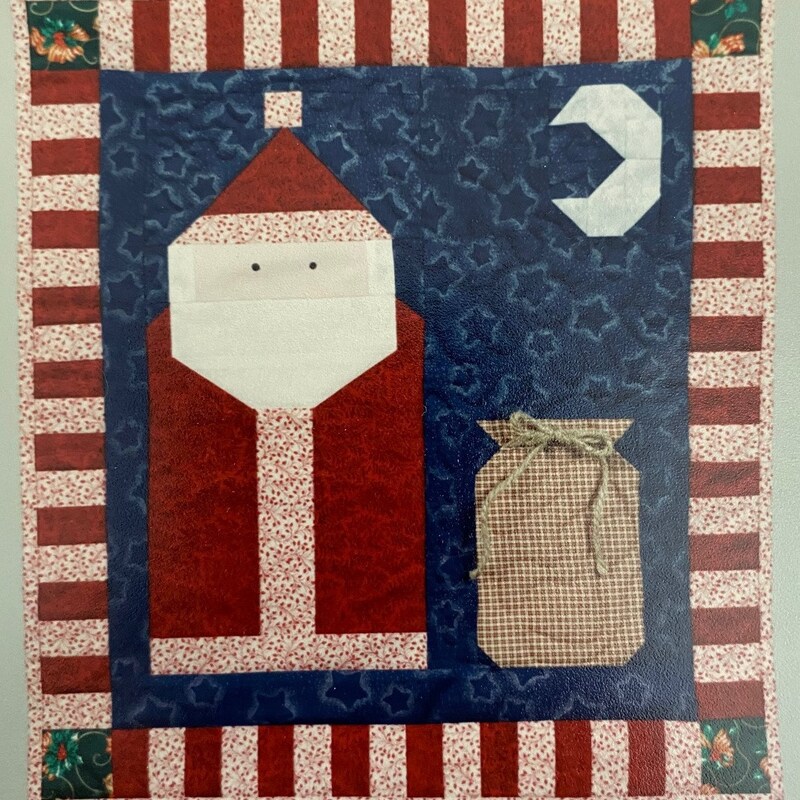 Santa Quilt Pattern - Etsy