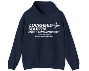 Lockheed Martin Engineer Funny Meme Hoodie Sweatshirt, engineering trui met capuchon, cadeau Militair Shirt, Engineer Shirt, Engineering meme