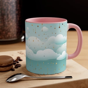 Beautiful Rain Shower Inspired Mug - Relaxing Design - Perfect Gift Idea for Him or Her 11oz