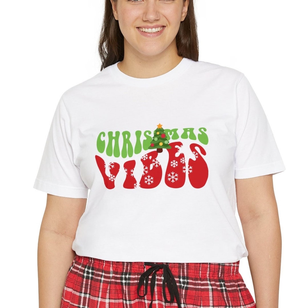 Christmas Pajama Sets, Christmas Vibes Pajamas, Christmas Pjs