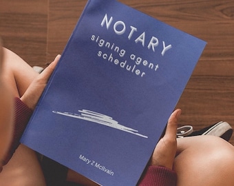 Notary Scheduler Loan Signing Agent Organization Record Keeping Notary Public Detailed Calendar customer service notary loan signing agent