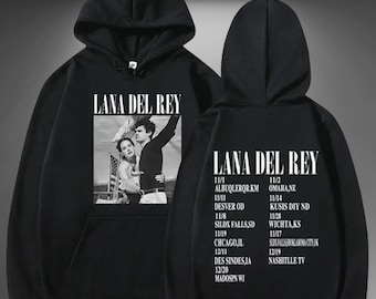 Lana Del Rey Norman Rockwell Album Hoodie : Plongez-vous dans une fusion de musique et d'esthétique avec le style emblématique de cette ère LDR NFR