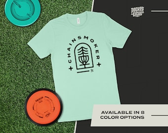 Disc Golf Shirt Funny Gift for Disc Golfers Disc Golf Bag Disc Golfer Golf Shirt Retro Sports Hiking Shirt Bella+Canvas Soft Material