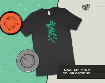 Disc Golf Shirt Cannabis Smoking Chains 420 Shirt Gift for Disc Golfer Weed Friendly Retro Sports Legalization Soft Material Bella+Canvas