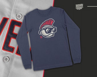 Major League T Shirt Wild Thing Graphic Tee Cleveland Ohio Baseball Guardians Indians CLE Ricky Vaughn Long Sleeve Shirt Soft Bella+Canvas