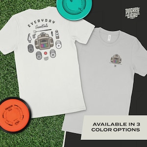 Disc Golf Shirt Funny Gift for Disc Golfers Disc Golf Bag Disc Golfer Golf Shirt Retro Sports Hiking Shirt Bella+Canvas Soft Material