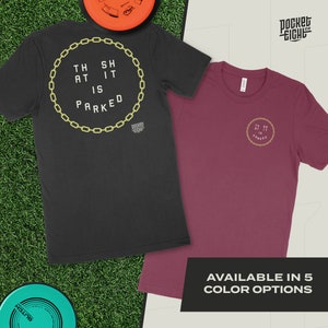 Disc Golf Shirt Disc Golf Pin Smiley Face Shirt Disc Golfer Golf Shirt Big Disc Energy Disc Golf Patch Bella+Canvas Weiches Material