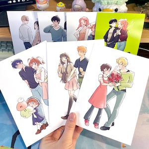 Anime Couple Art Prints 5x7