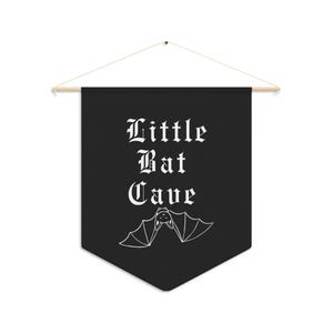 Bat Pennant Gothic Nursery | Baby Room or Nursery | Baby Bat Cave