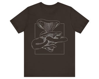 Cottagecore Mushroom Shirt | Oyster Mushroom Tshirt | Fungi T Shirt | Botanical Shirt | Gardening Shirt | Unisex | For Men and Women | Gift