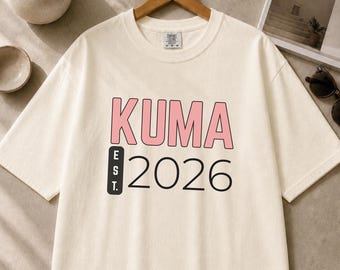 Personalized Kuma Shirt | Custom EST Year Tee | Serbian Godmother Gift