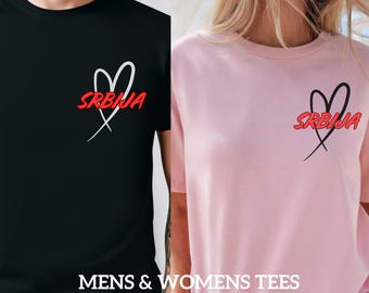 Serbia Pride T-Shirt | Unisex Tee | Balkan Heritage Srbija