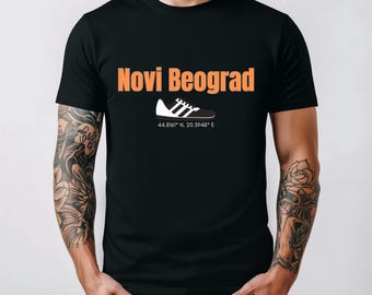 Novi Beograd Tee | New Belgrade Graphic T-Shirt | Serbian Streetwear Modernist Design