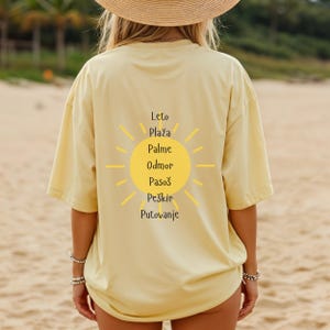 Serbian Croatian Bosnian Balkan Tropical Vibes T-Shirt - Ex Yugo Summer Tee - Unisex Vacation Jugo Shirt - Serbia Croatia Bosnia