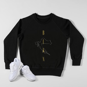 Balkan Croatia Crewneck Sweatshirt, Croatian Shirts, Sweaters for Men, Women, Unisex, Hrvatska