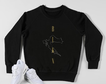 Bluza z okrągłym dekoltem Balkan Croatia, Koszule chorwackie, Swetry dla mężczyzn, kobiet, unisex, Hrvatska