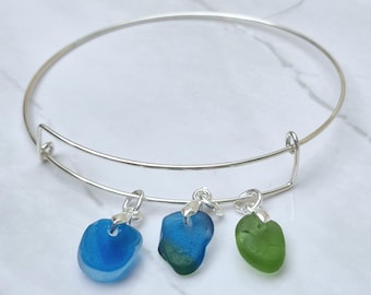 Seaham Seaglass Armreif