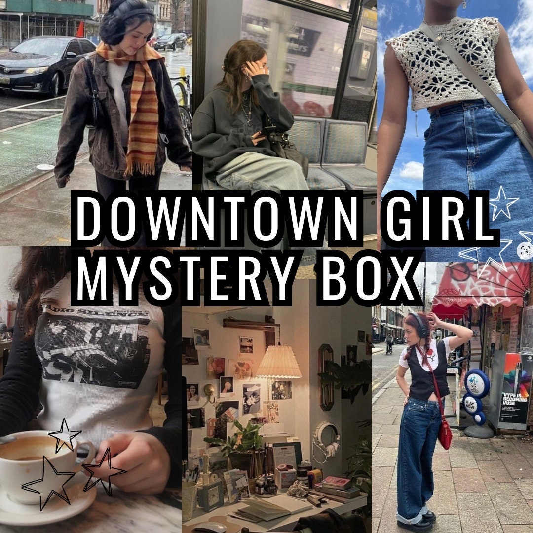 Downtown girl aesthetic collage physical kit a4 a5