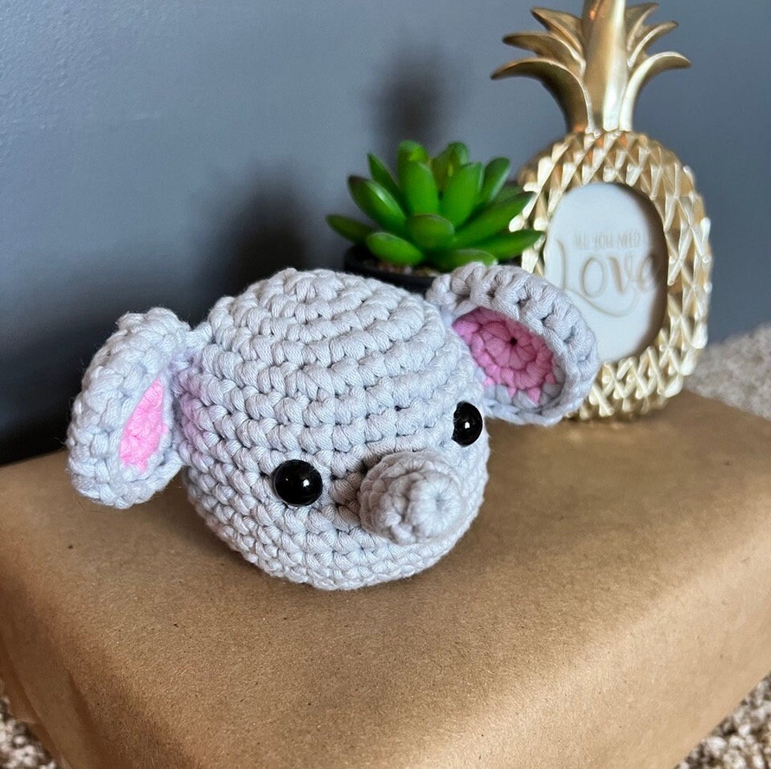 Bubbles the Elephant From the Woobles Crochet Elephant Etsy