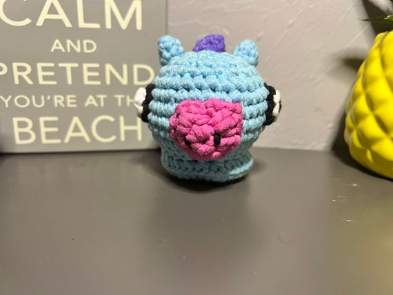 Mang From BT21 & the Woobles Collab Crochet Plushie 