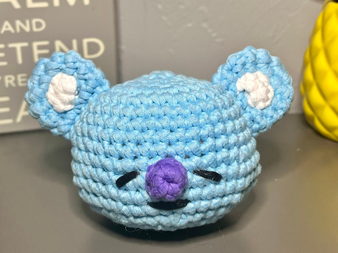 Koya From BT21 & the Woobles Collab Crochet Plushie 