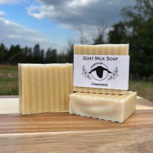 Unscented ~ Goat Milk Soap