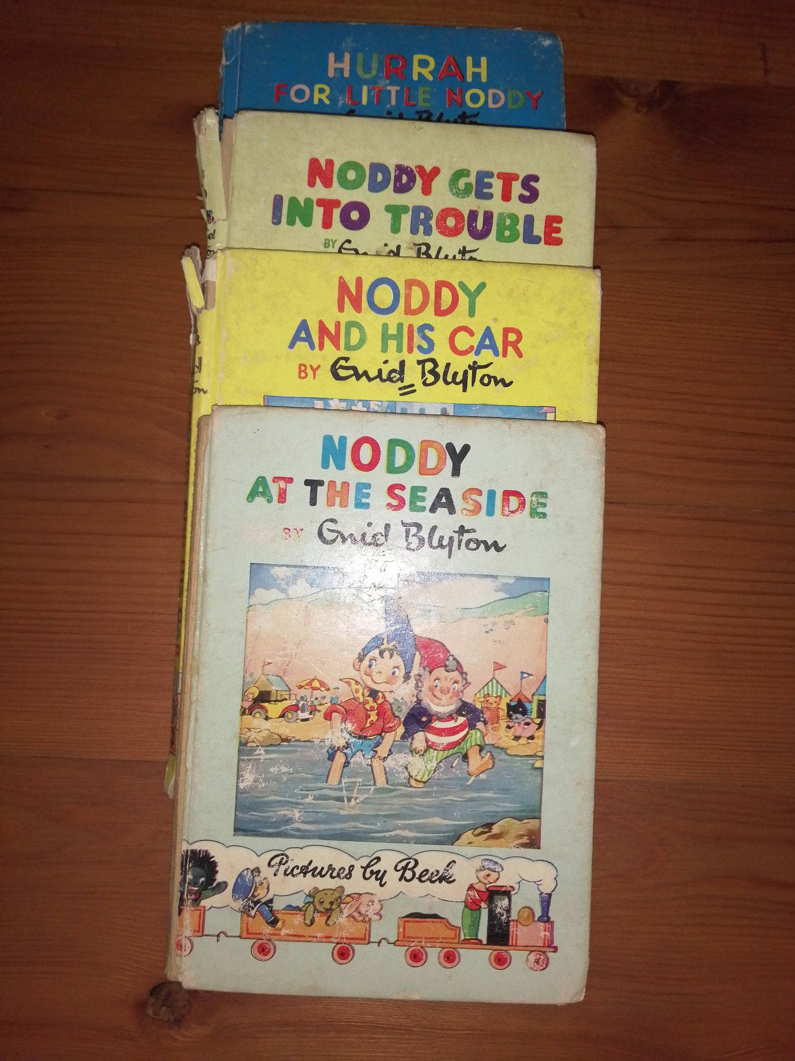 Set of 4 Vintage Noddy Books by Enid Blyton Etsy