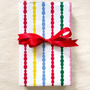 Buntes Geschenkpapier Alle Anlässe Verspielt Streifen Geschenkverpackung Fröhliche Dicke Geschenkpapierbögen